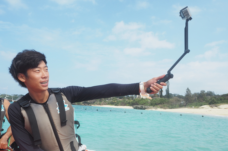 アクションカメラレンタル料　1台￥3200（SDカード込）